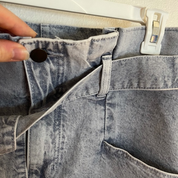 NWT High Waisted Denim Skirt - Picture 3 of 6